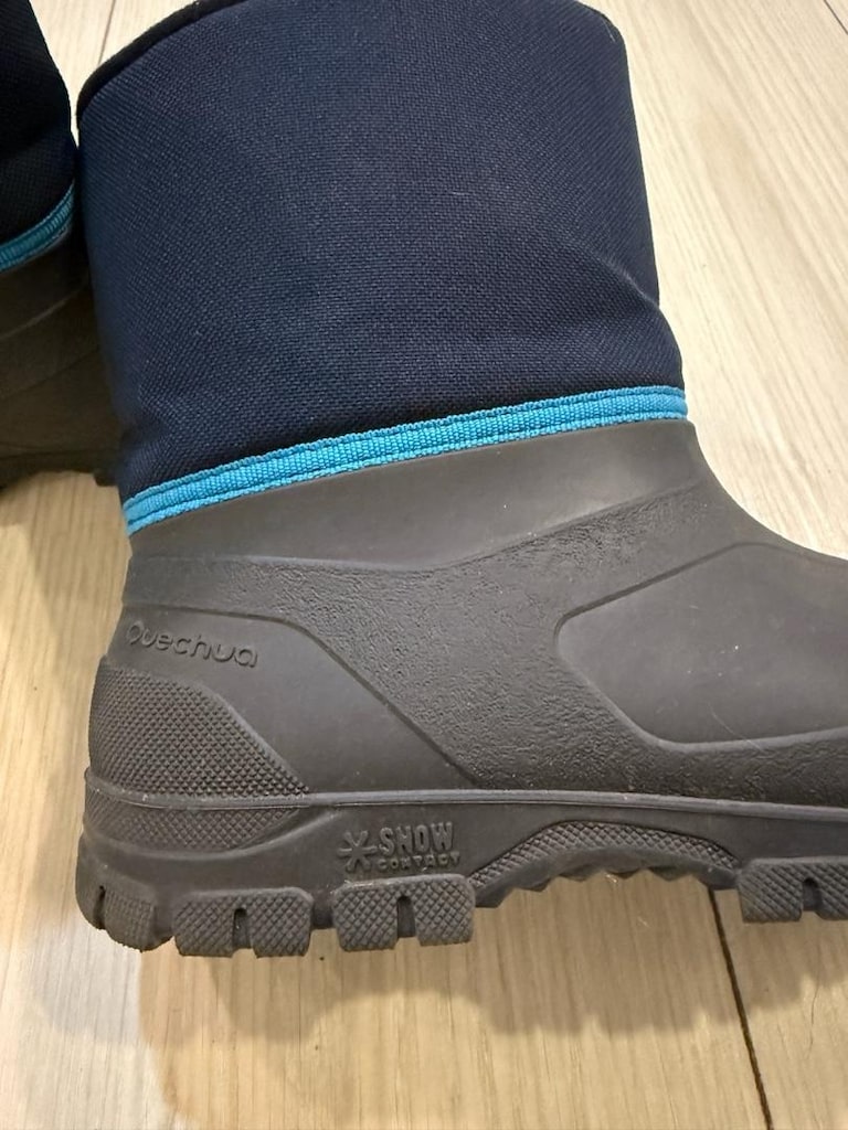 Decathlon Quechua Çocuk Outdoor Kar Botu - Su Geçirmez - Mavi - SH100 - 4