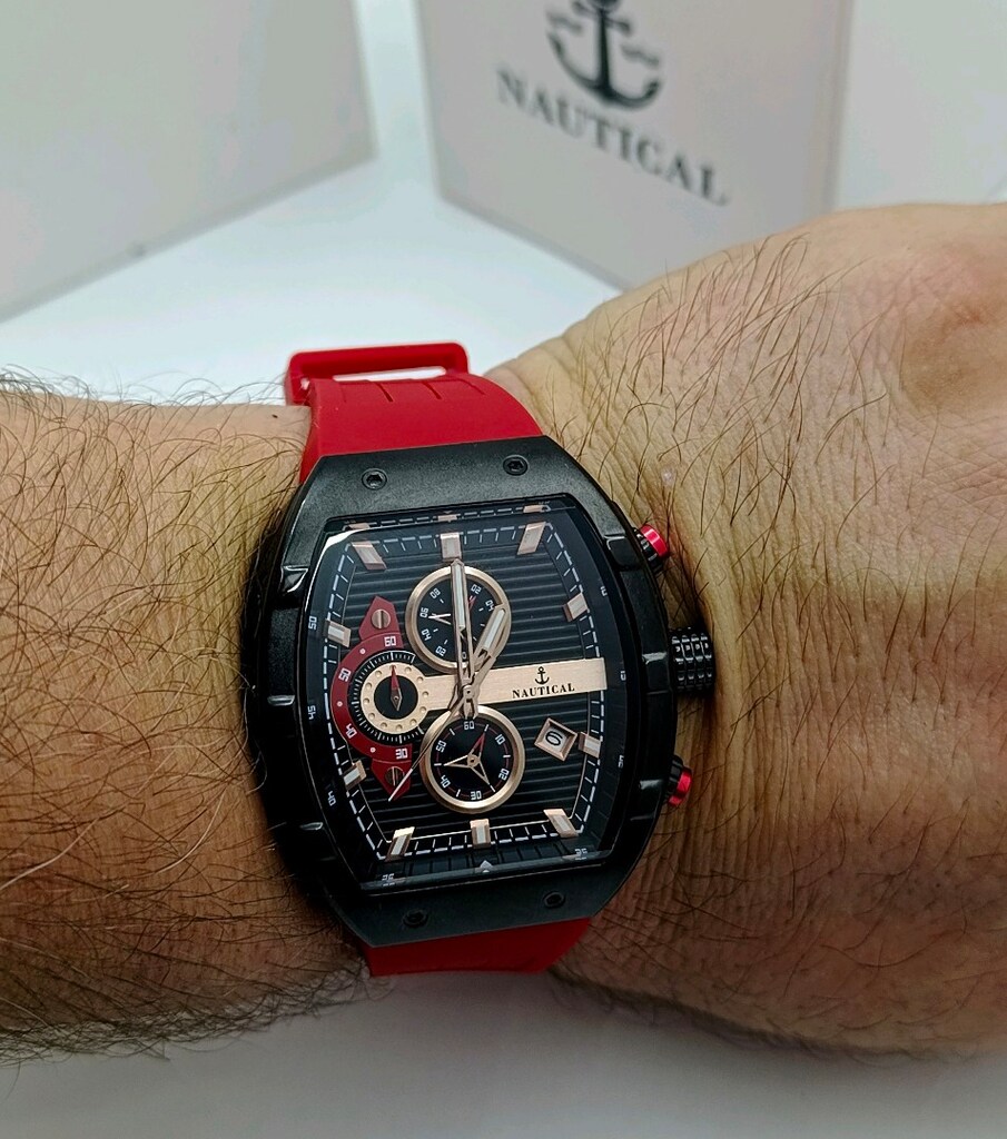 SIFIR KUTUSUNDA, NAUTİCAL KRONOGRAF KOL SAATİ - 5