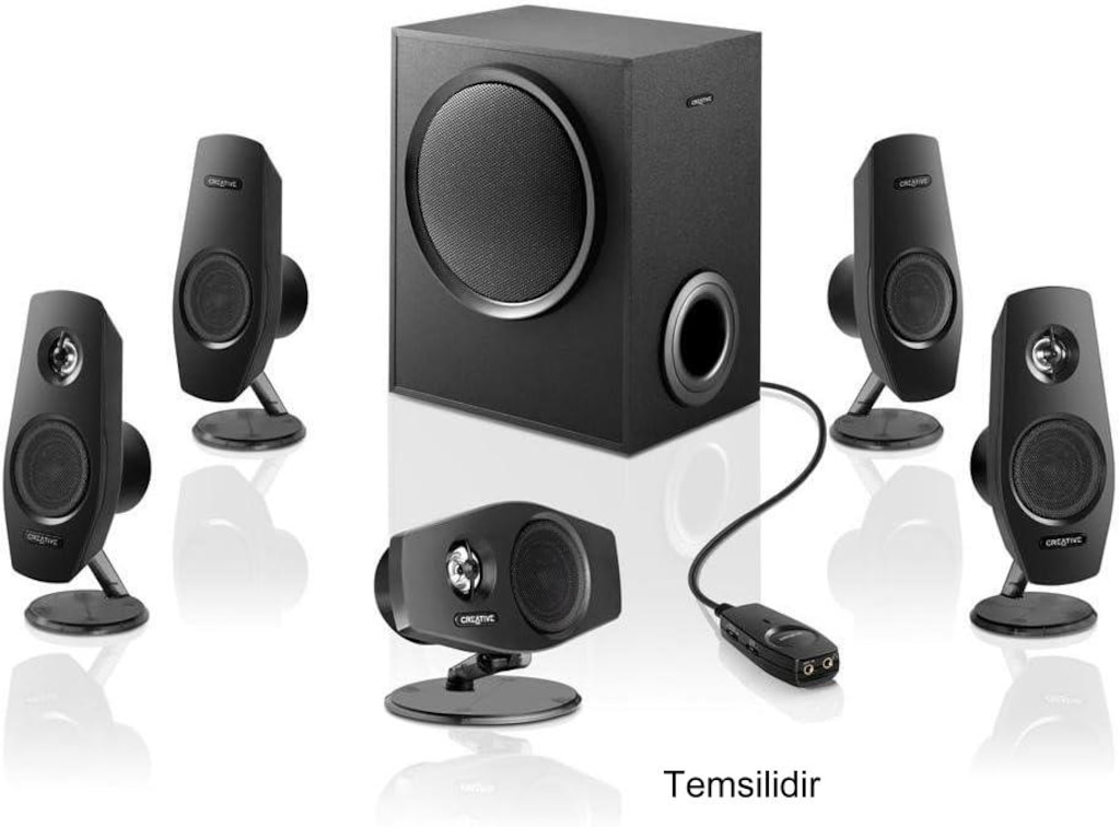 Creative 5+1 İnspire T6060 Surround Ses Sistemi - 3