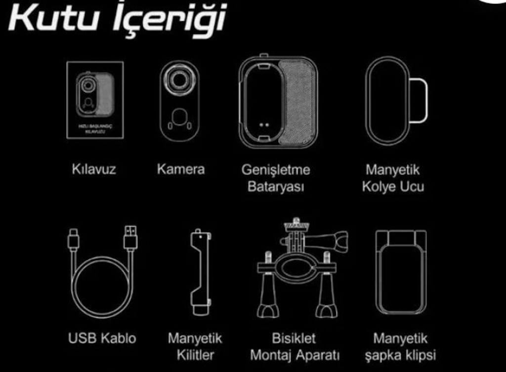 BLAISE K1 4K Aksiyon Kamera SIFIR KUTUSU AÇILMAMIŞ - 4