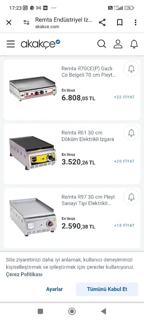 Remta Izgara fazla kullanılmamıştır - 2