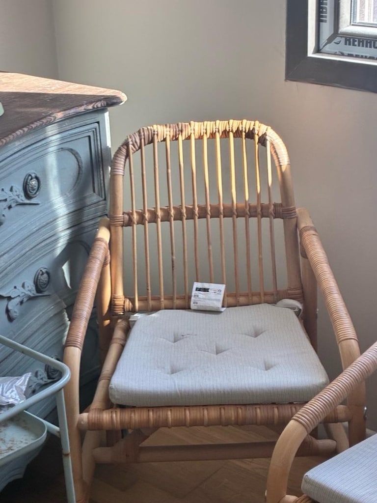 Ikea 4 adet, yeni rattan sandalye, koltuk - 2