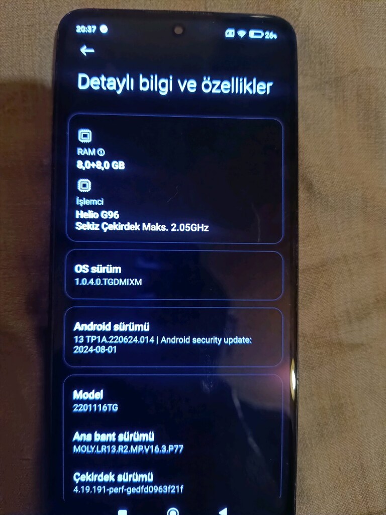 redmi Note 11 pro yd 8+8/128 - 5