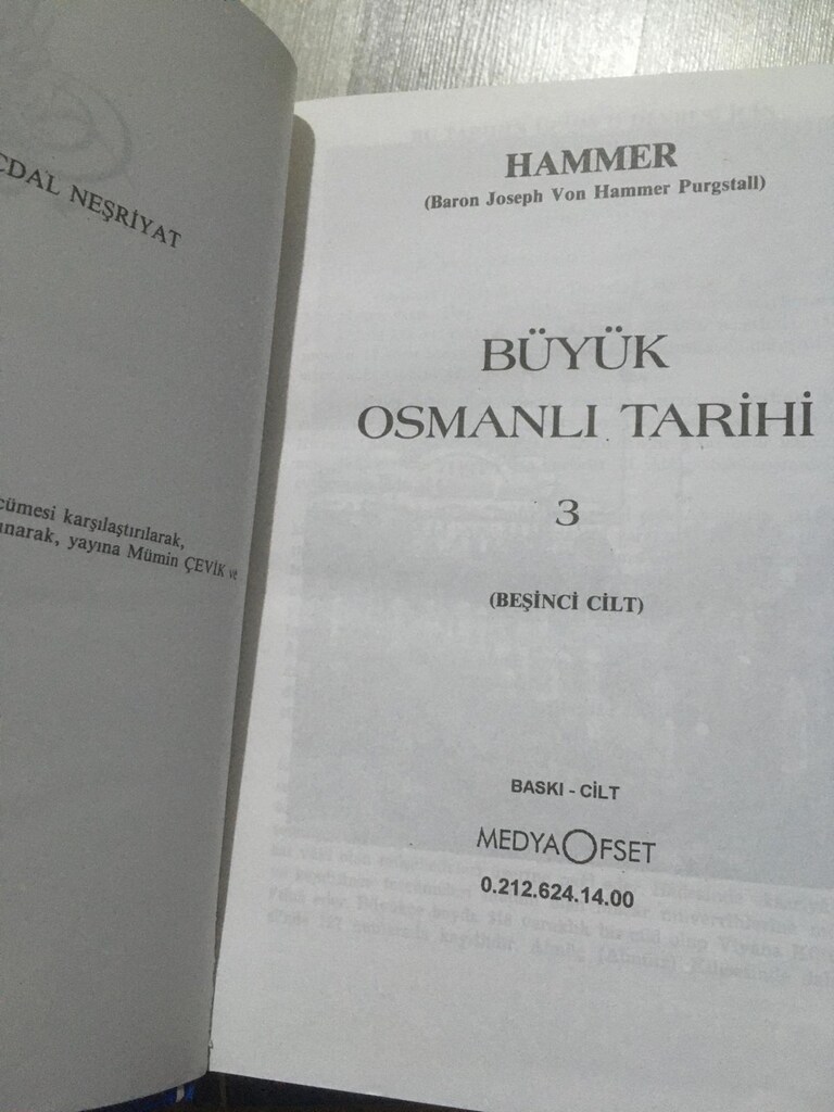 Hammer - Büyük Osmanlı Tarihi (10 Cilt Takım) - Nadir Eser - 4