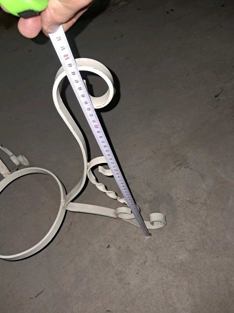 demir eski tip cam masa ayağı yada saksı turucu - 5