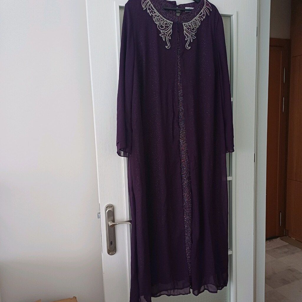 mor şık abiye