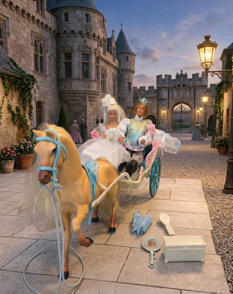 Barbie Rapunzel wending 2000 horse - 3