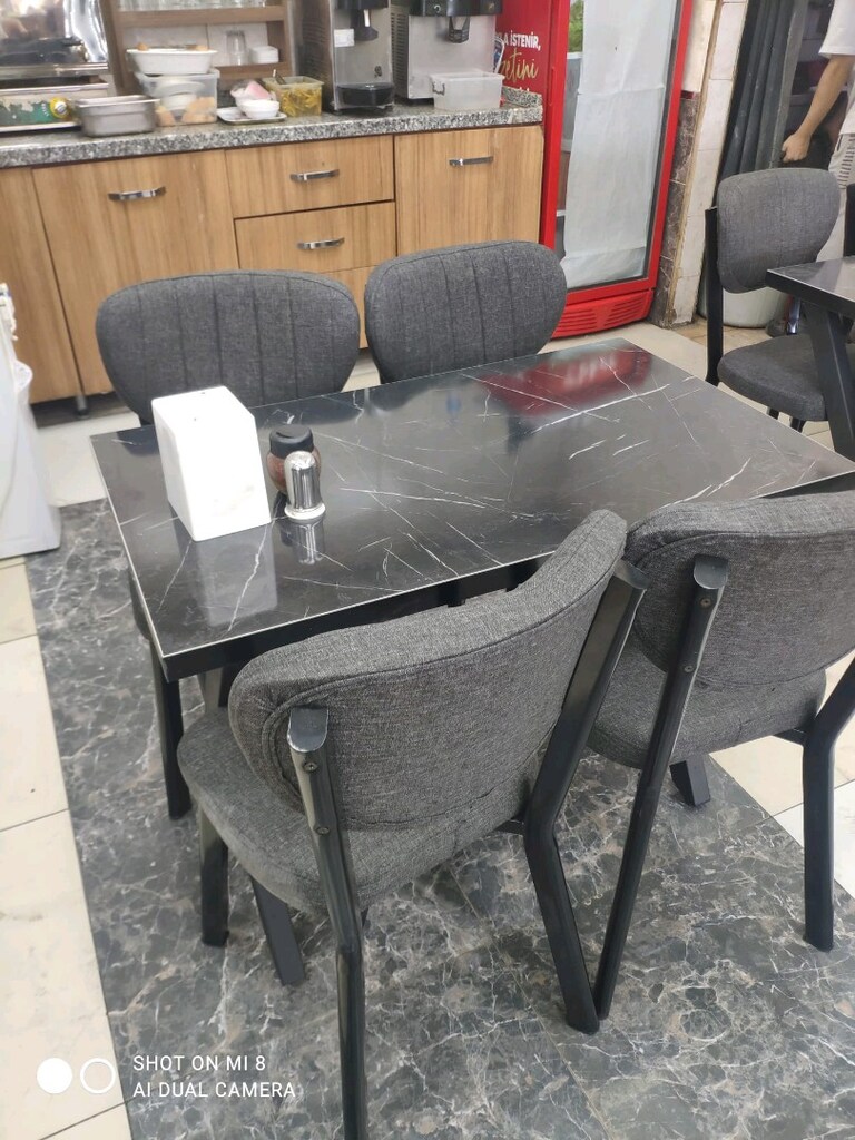 Damla sandalye mdf masa modeli - 2