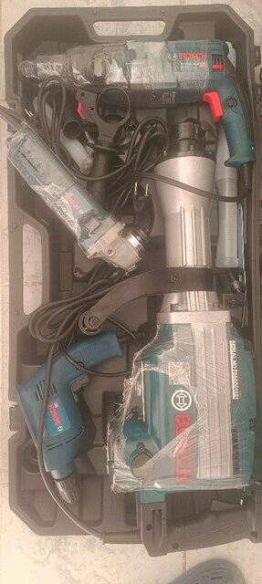 Bosch darbeli matkap, Hilti, matkap ve spirali