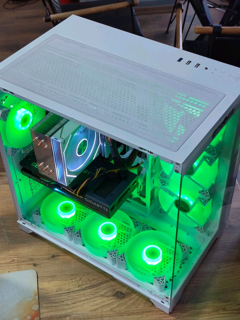 RTX 3060TI RYZEN 5 5600 16GB RAM 512GB M2SSD 650W AKVARYUM KASA - 8