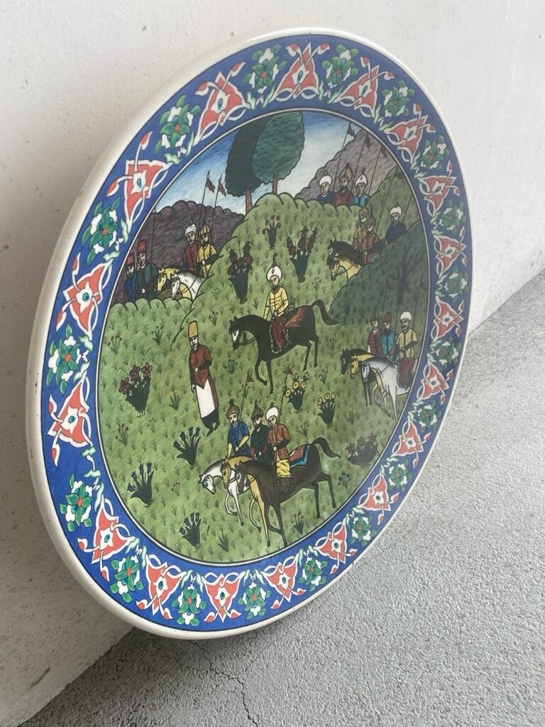El yapımı duvar çini tabağı - 2