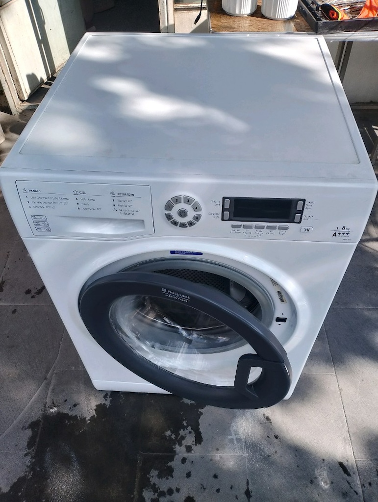 HOTPOİNT ARİSTON A ENERJİ 8 KG DİJİTAL EKRAN TEMİZ SAĞLAM ÇAMAŞIR MAKİ - 7