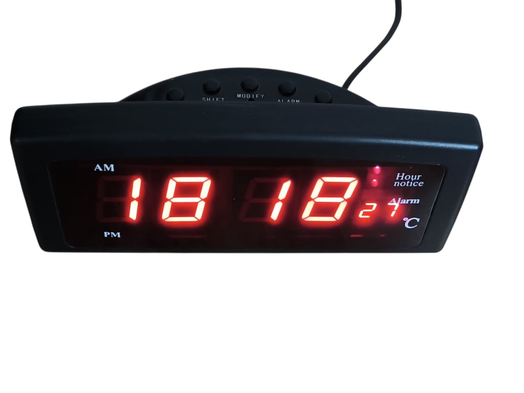 SAAT. MASA SAATİ. ELECTRONİK LED DIGITAL SAAT. CAİXİNG MARKA. - 3