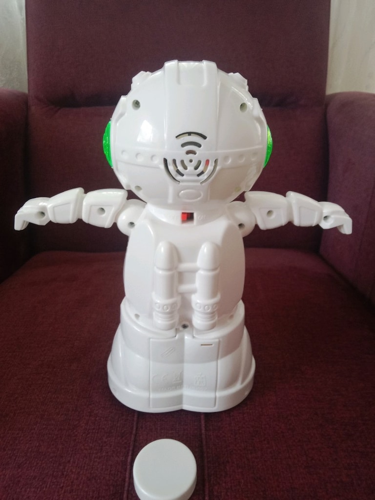 ışıklı müzikli koruma robotu sıfır kutusunda - 4