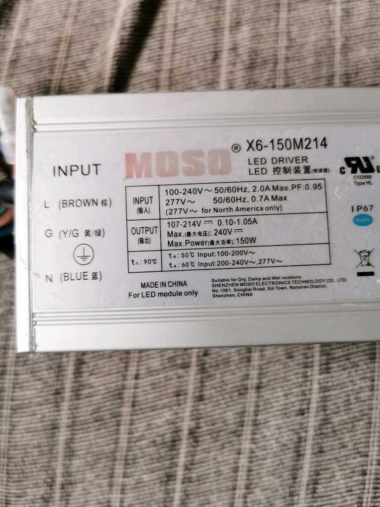 Moso Dış mekan 220v dimlenebilir Led psu driver - 2