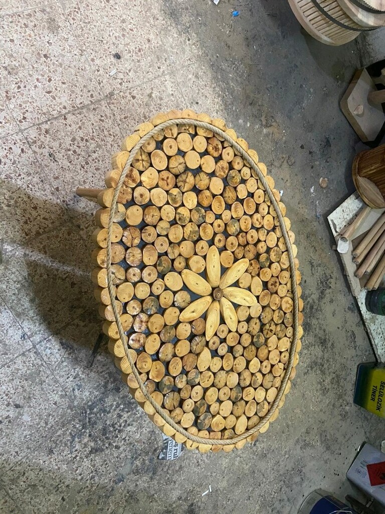 ağaç Orta sehpa zigon lambader - 5