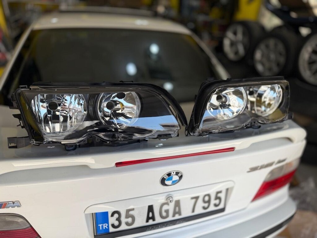 e46 sedan far takımı merceksiz takım - 3