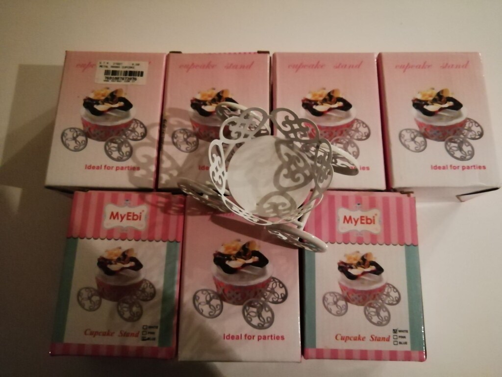 MUFFİN CUPCAKE MİNİ PASTA KEK SERVİS SUNUM STANDI-8 ADET - 4