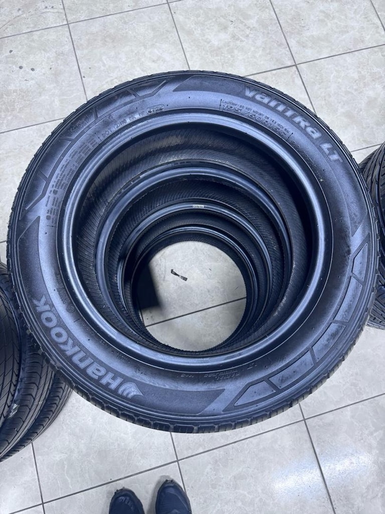 205 60 16C HANKOOK TAKIM LASTİK SIFIR AYARINDA - 3