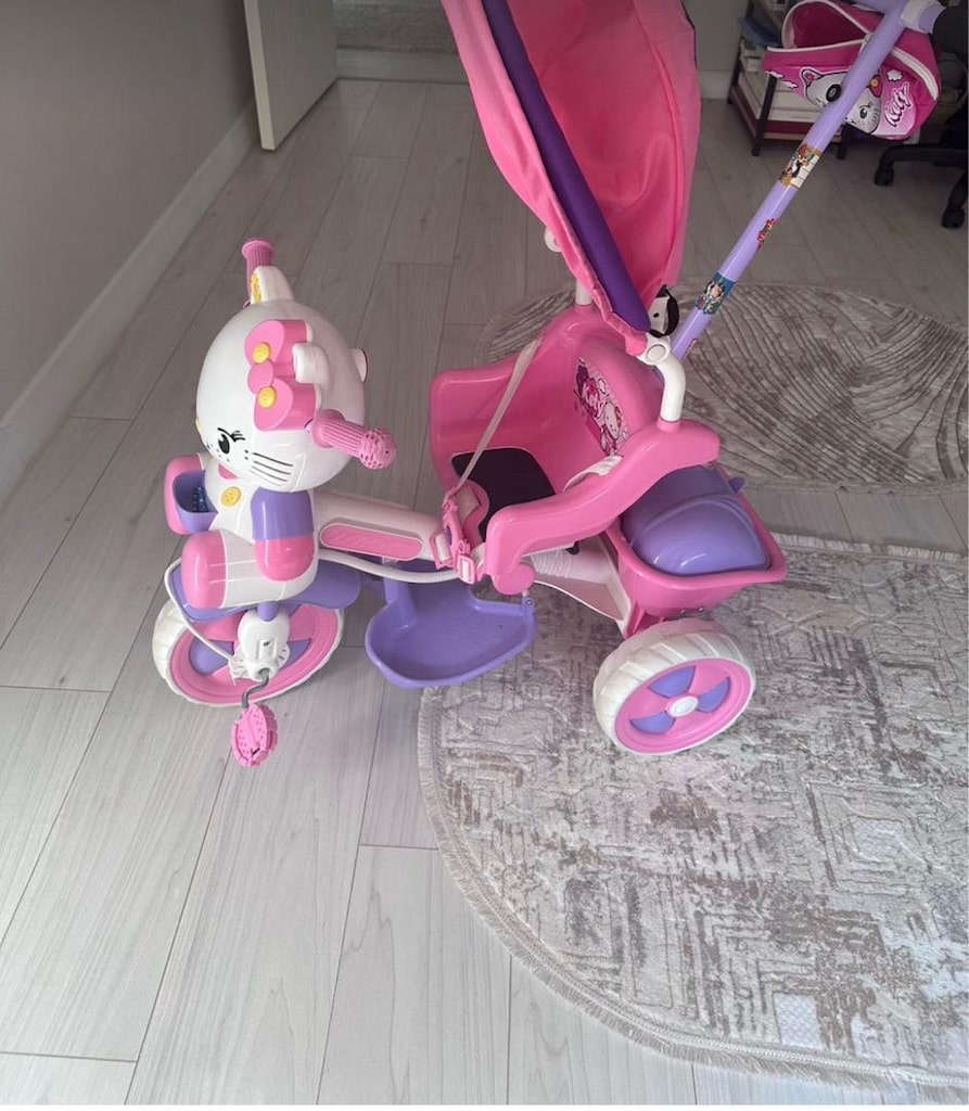 hello kity bebek ve çoçuk bisikleti - 3
