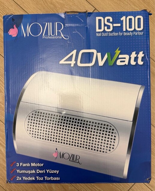 MOZIUR DS-100 3 Fanlı Protez Tırnak Toz Toplama Cihazı