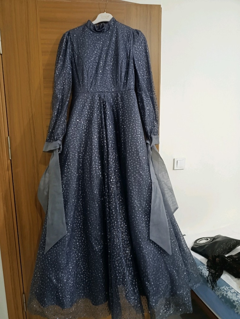 prenses model nişan elbisesi - 2