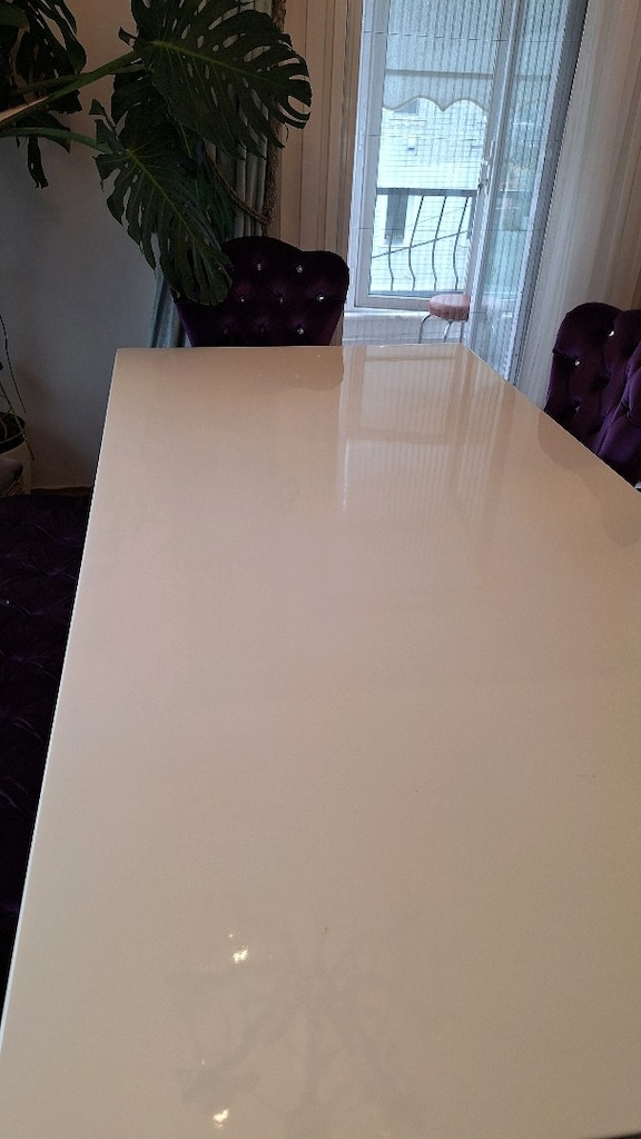 Barok Menekşe Kadife Yemek Odası - 4