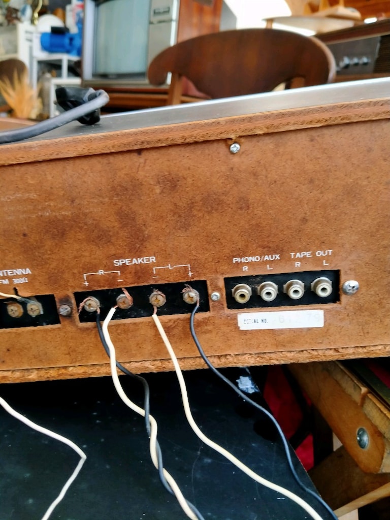 antika sanwa marka radyo kaset çalar ekolayzer - 7