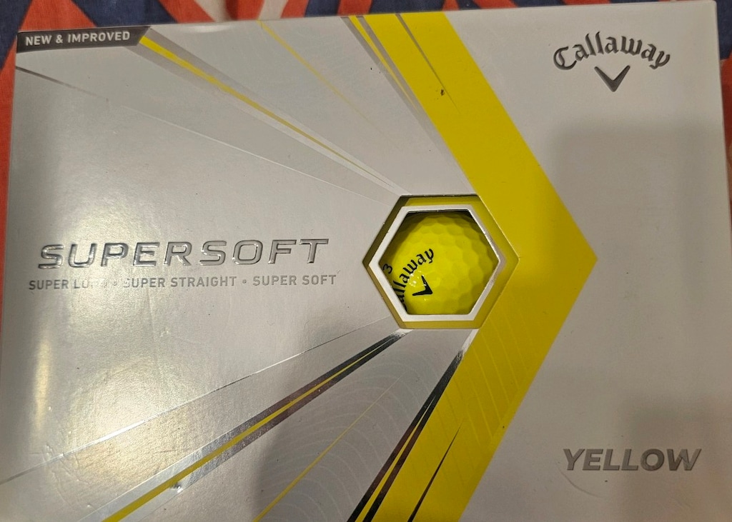 Callaway Supersoft Yellow Golf Topu 12'li Kutu Sarı (ABD Markası) - 3