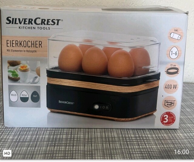 silver Crest yumurta pişirme makinesi