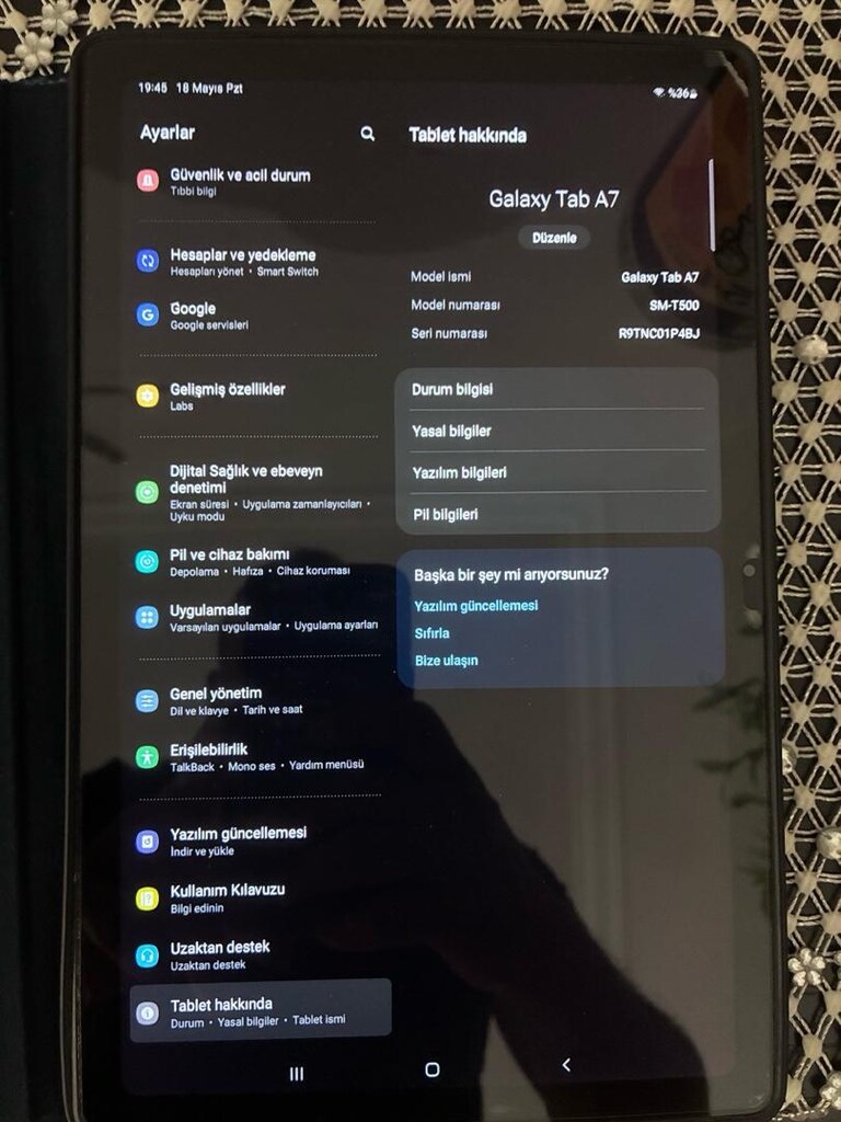 SAMSUNG TABLET - 9