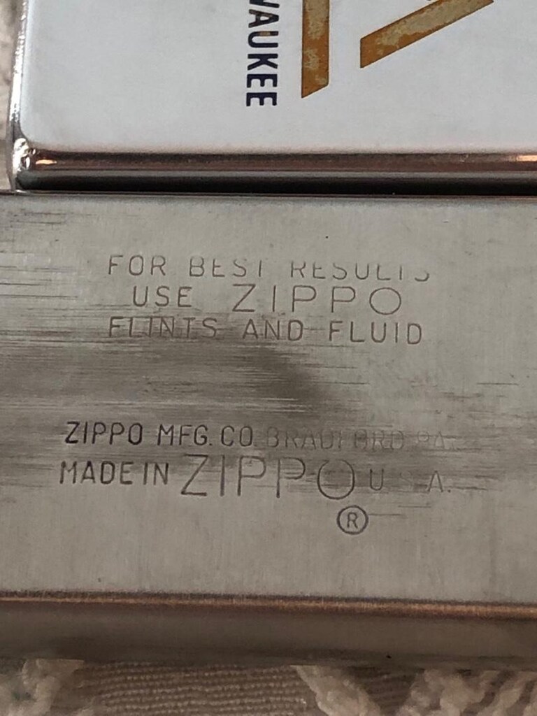 1981 üretim slim kasa orijinal benzinli zippo - 6
