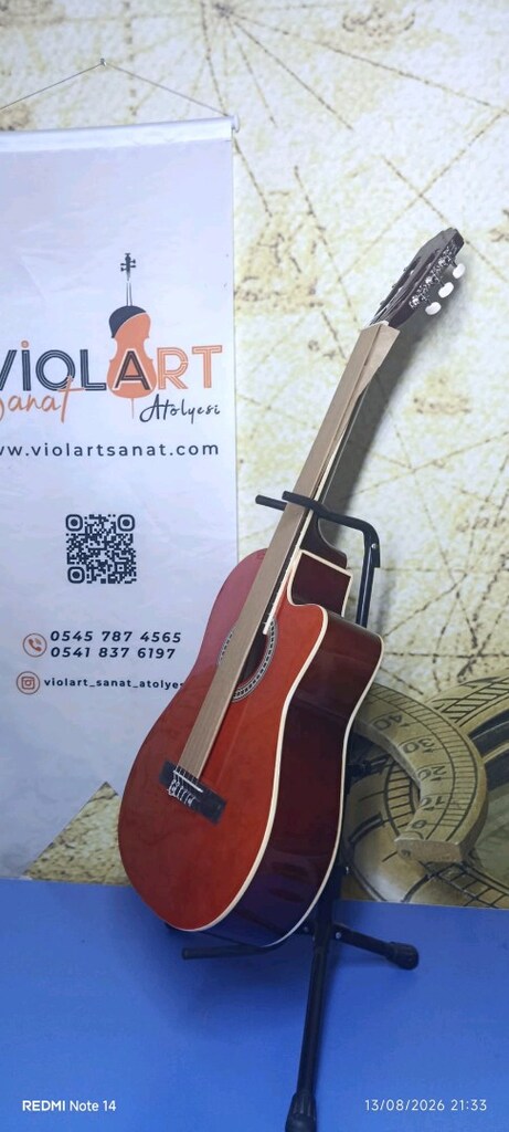 tam profesyonel sap ayarlı klasik gitar - 2