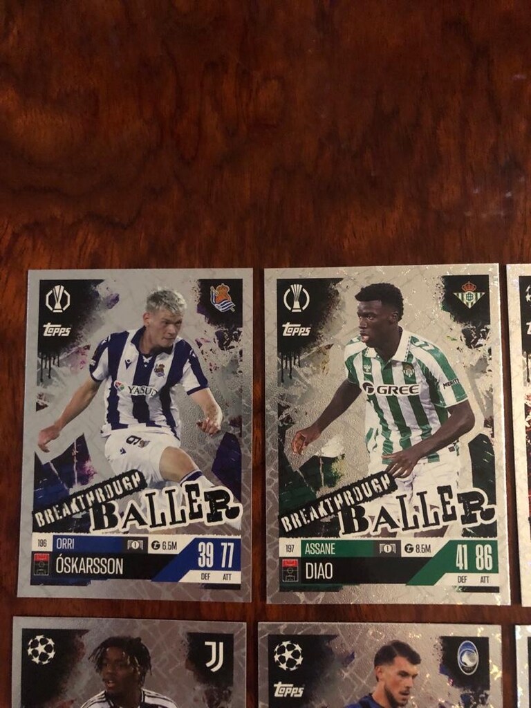 Match attax extra 24/25 breakthrough baller lot - 2