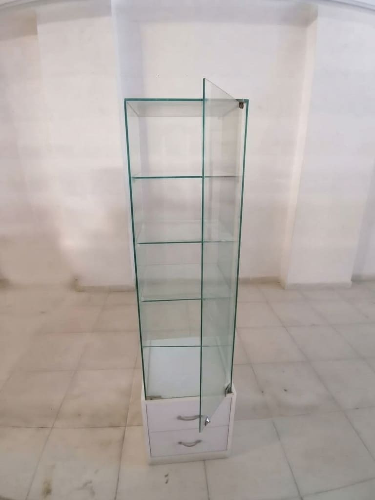 İZMİR CAMEKAN RAF VİTRİN ÇEKMECE 170*40*40 - 4