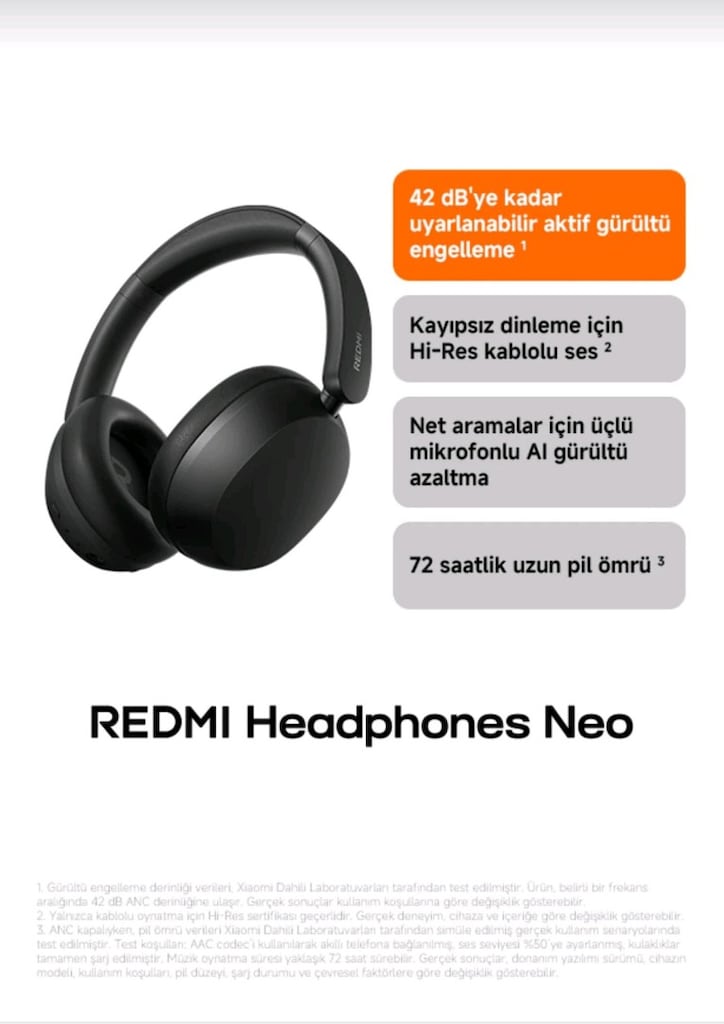 Redmi Headphones Neo Blotooth Kulaklık - 4