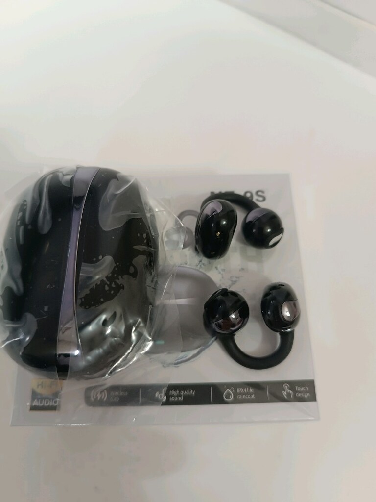 Siyah Abbruch esnek küpe tarzı NE-9S Bluetooth Kulaklık - 5