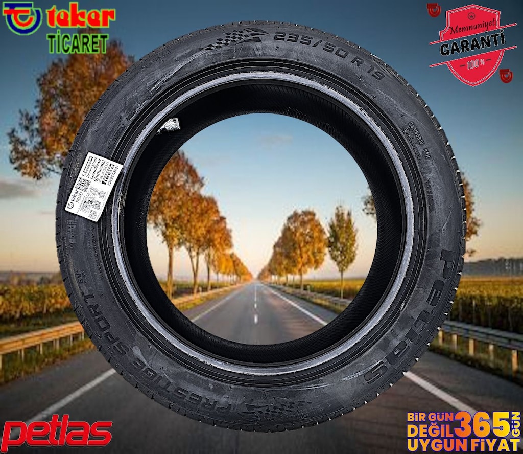 235 50 19 PETLAS PRİMECOMFORT #MEVSLİMLİK LASTİK# TEKER TİCARET ÜT2026 - 2
