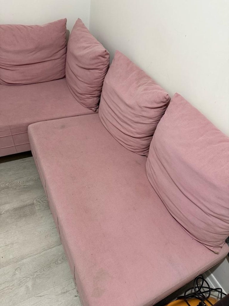 Pembe L Koltuk / Köşe Koltuk - Kullanışlı ve Rahat - 2