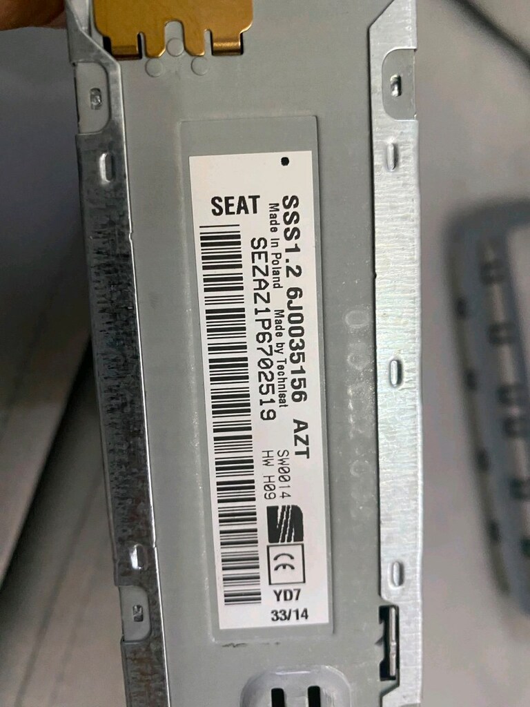 seat Ibiza 2013 - 2015 model orjinal teyp - 7