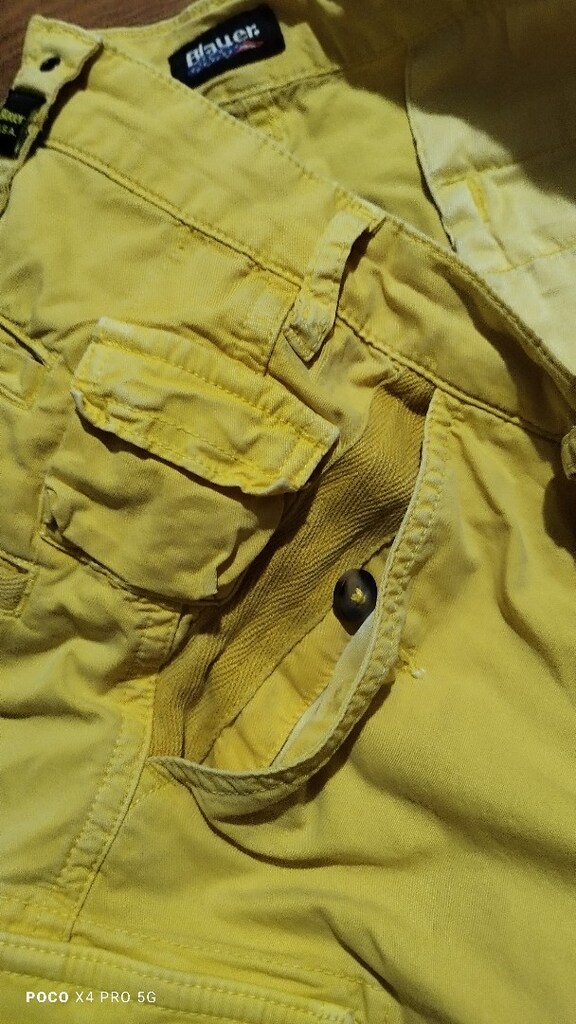 #Blauer USA ithal marka şık bermuda pantolon .Eni 40 Boyu 48 . - 9