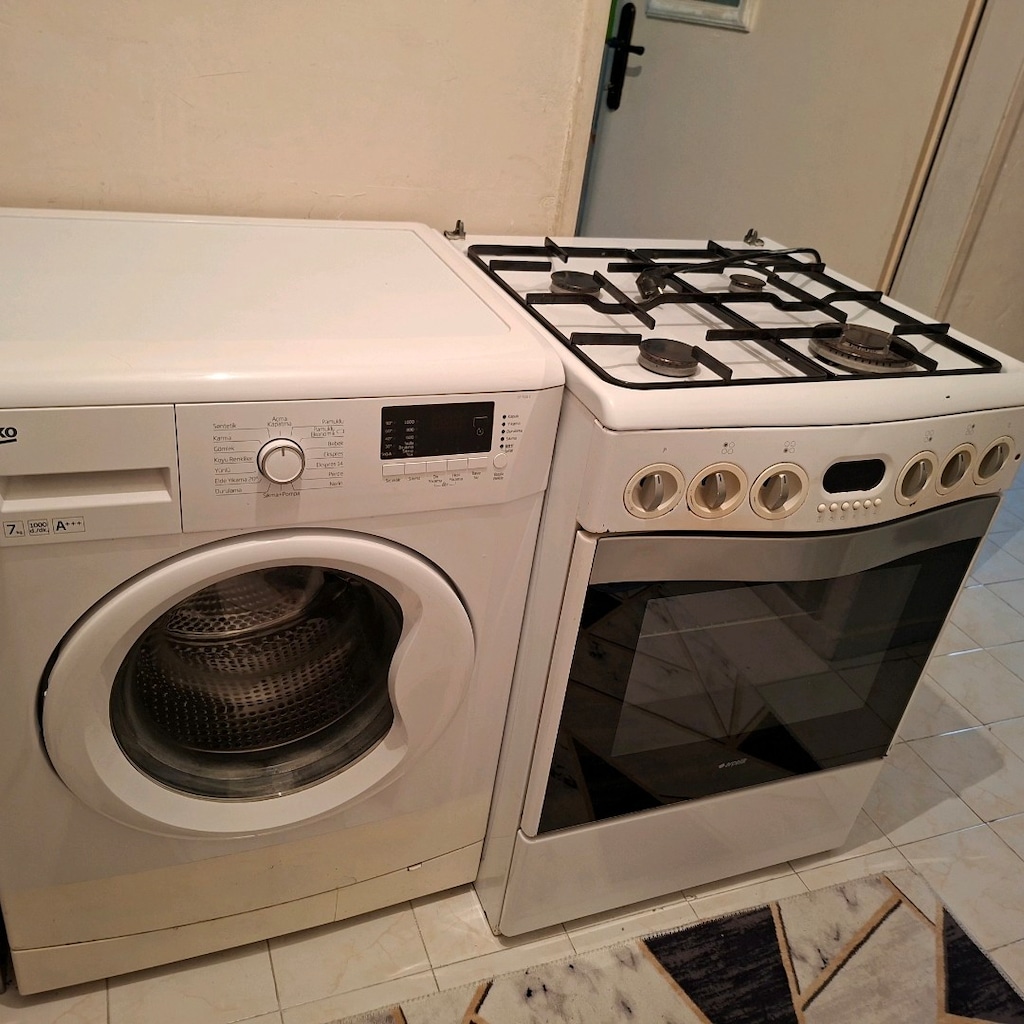 çamaşır makinesi ve doğalgazlı ocak fırın - 3
