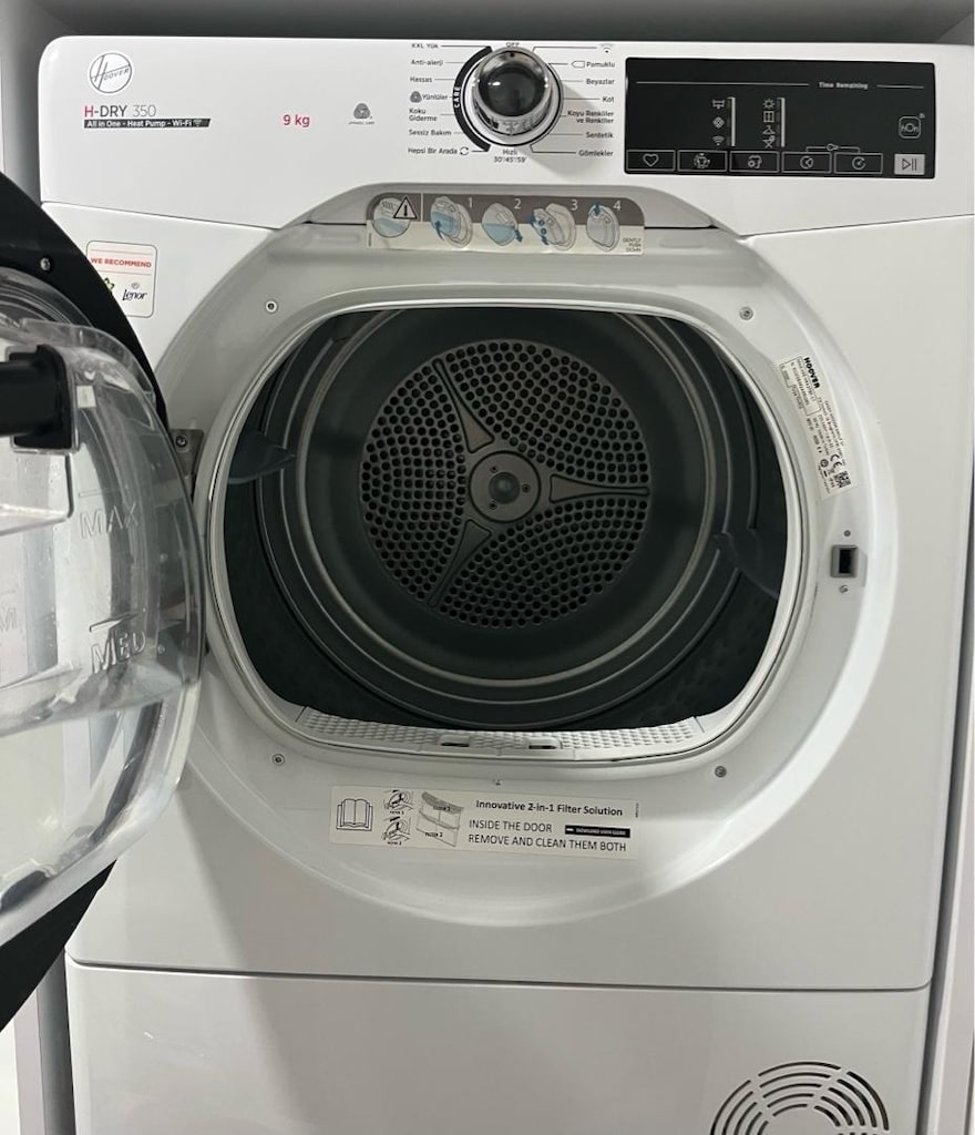 HooverHRE H9A2TBE-17 Kurutma Makinesi 9 kg 14 programlı ısı pompalı - 4