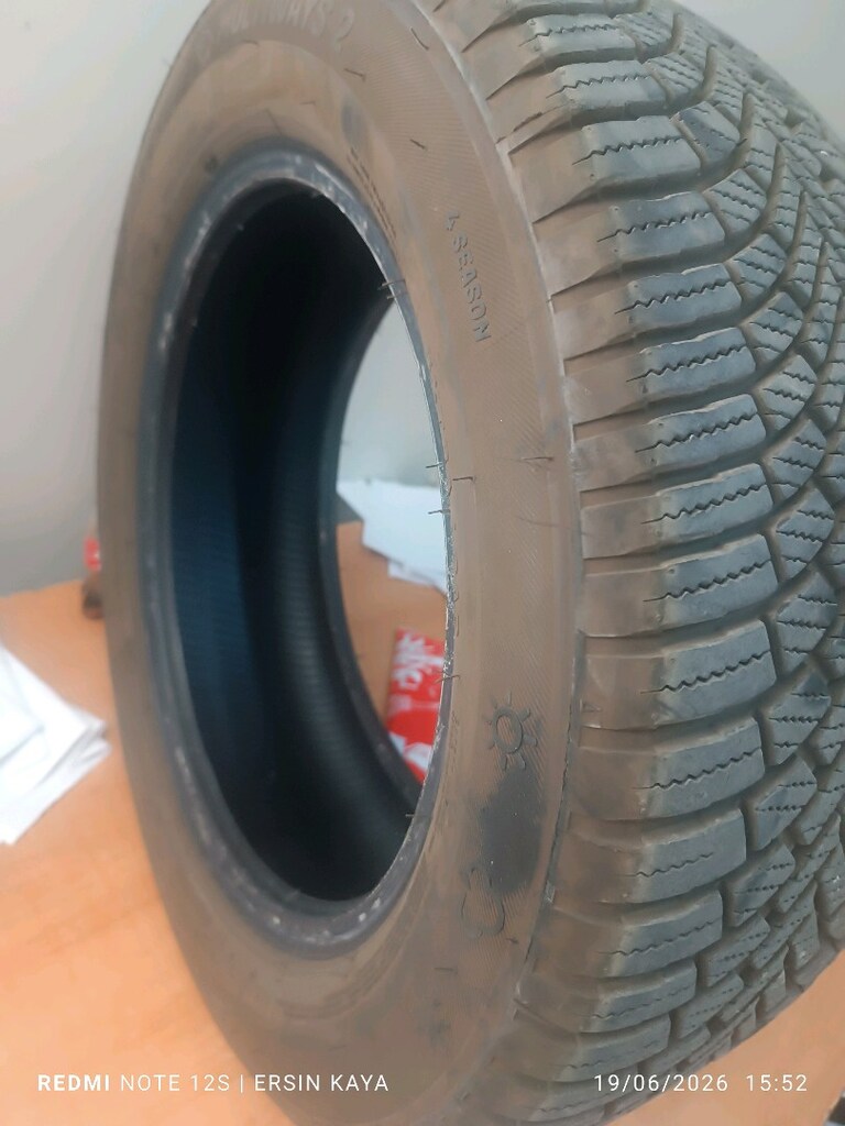 Lassa marka8 aylık lastik 4 mevsimlik 205 60 16 sadece bir adet vardir - 6