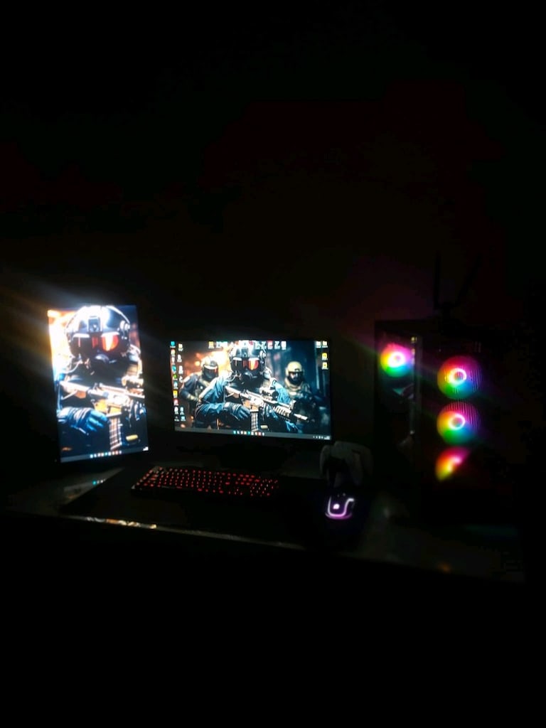 RTX 5070 & Intel Ultra 5 Canavar Sistem direksiyonseti,klavye,mause - 8