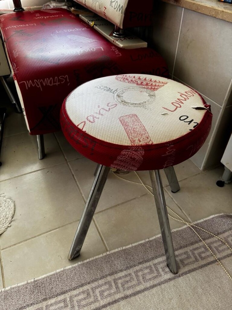 mutfak balkon için yemek masası L koltuk - 7