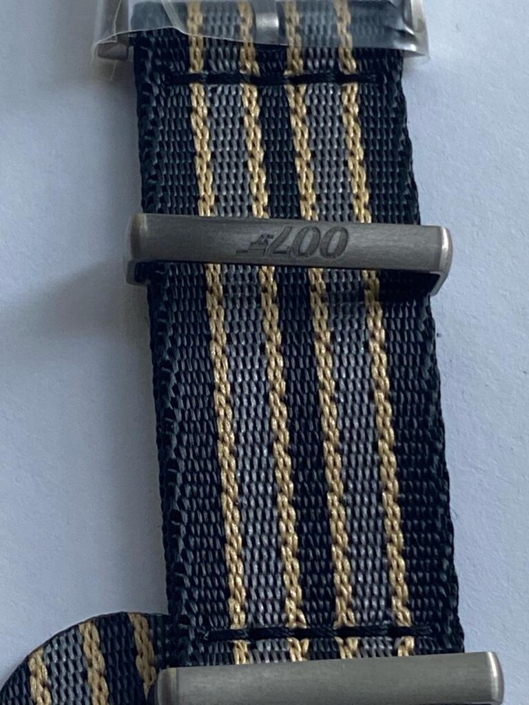 omega James Bond Titanyum tokalı hasır kordon 20 mm - 8