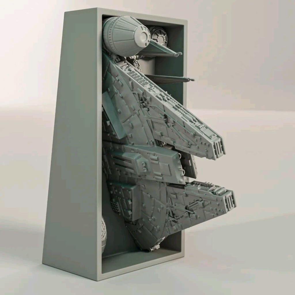 Kitaplık 3D figür - 2
