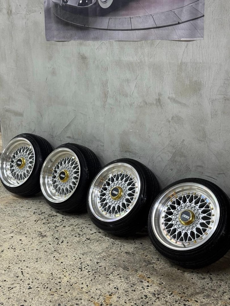 4x100 BBS RS1 RS2 DÖNÜŞÜMLÜ SIFIR LASTİKLİ JANT LASTİK TAKIMI - 4