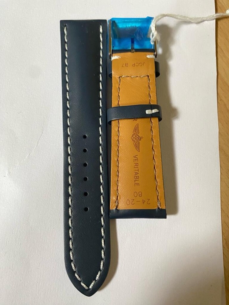 Breitling 24 mm lacivert kordon tokalı - 4